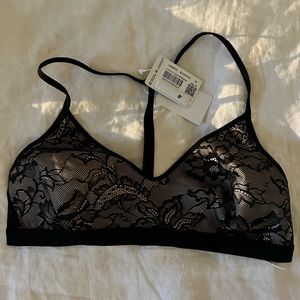 Lululemon black/nude bralette size medium